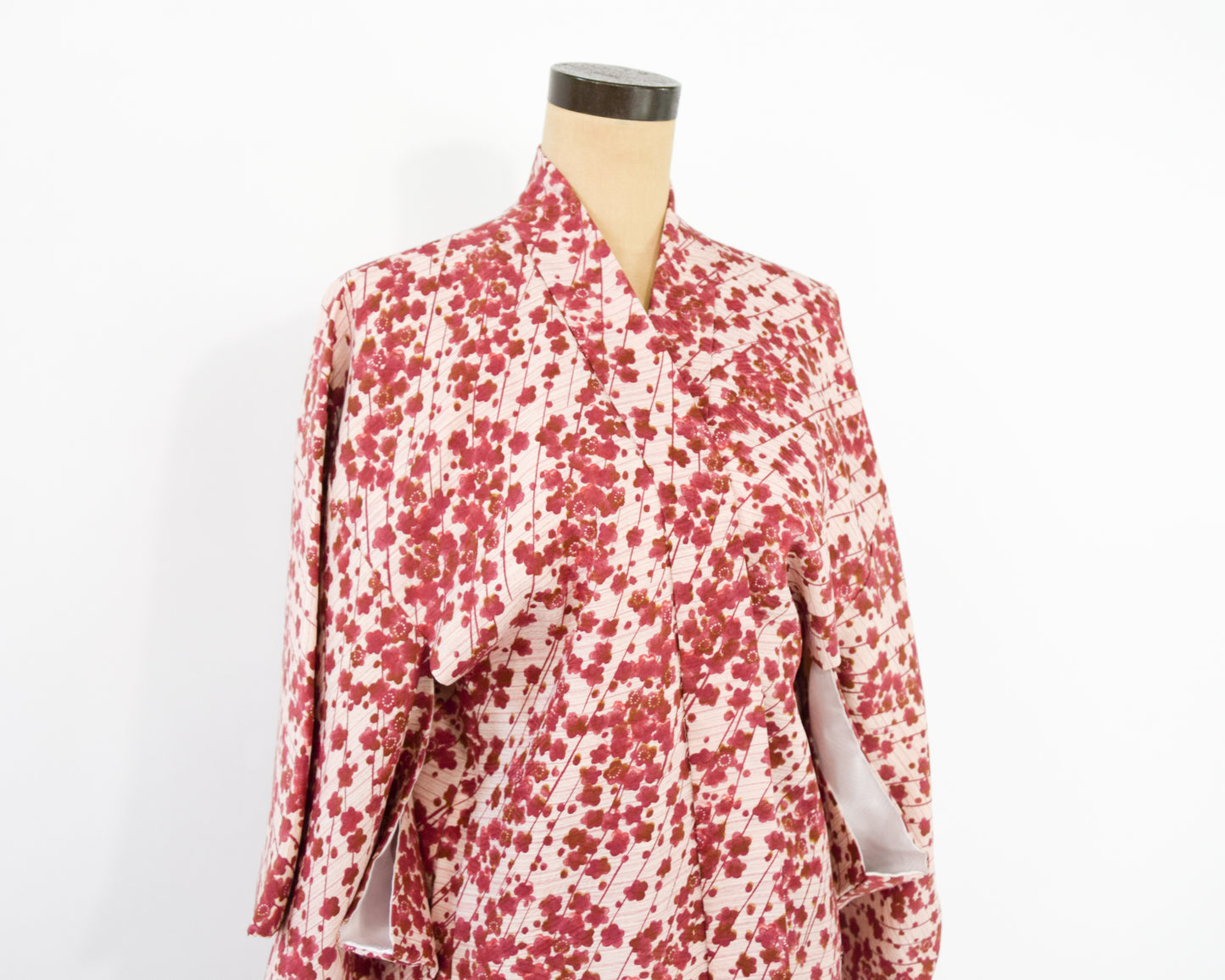 Vintage Haori Kimono Red Floral