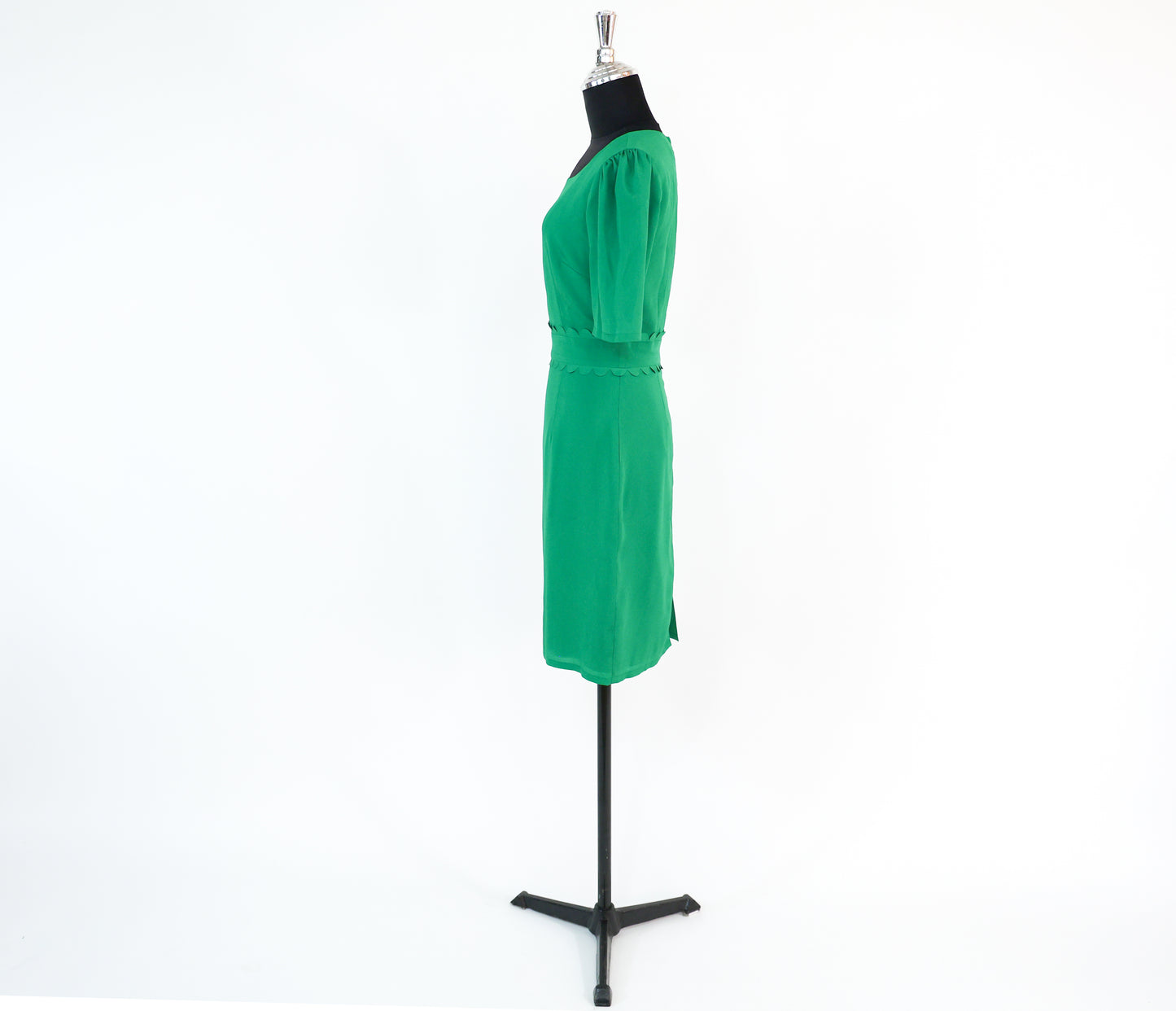 2000s Tahari Kelly Green Dress, Small