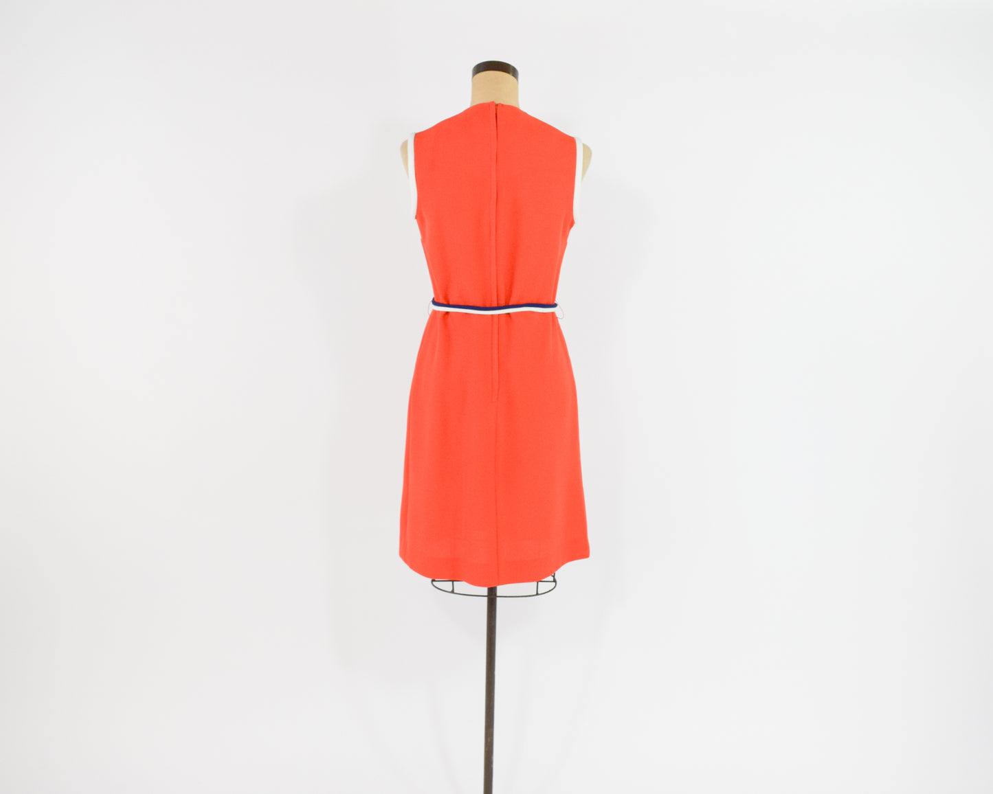 1960s Orange Shift Dress Medium