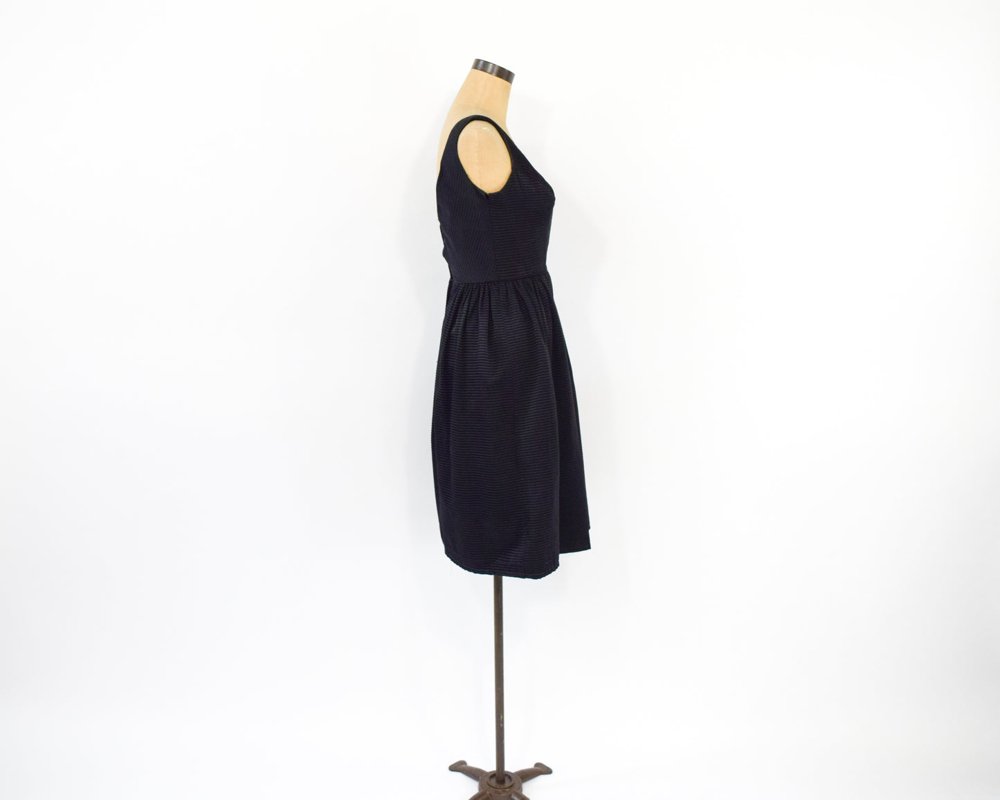 1950s Black New Look Party Dress XXS