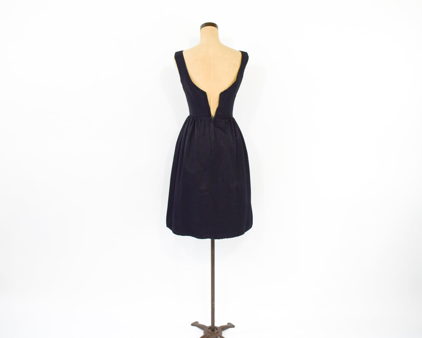 1950s Black New Look Party Dress XXS
