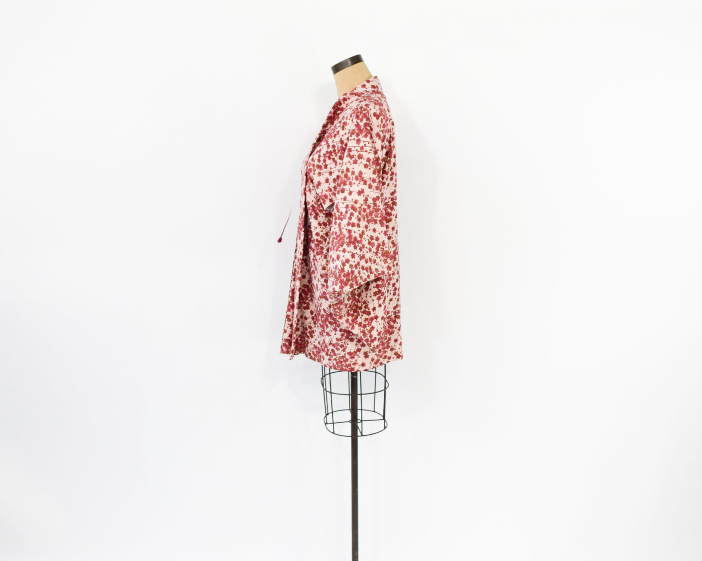 Vintage Haori Kimono Red Floral