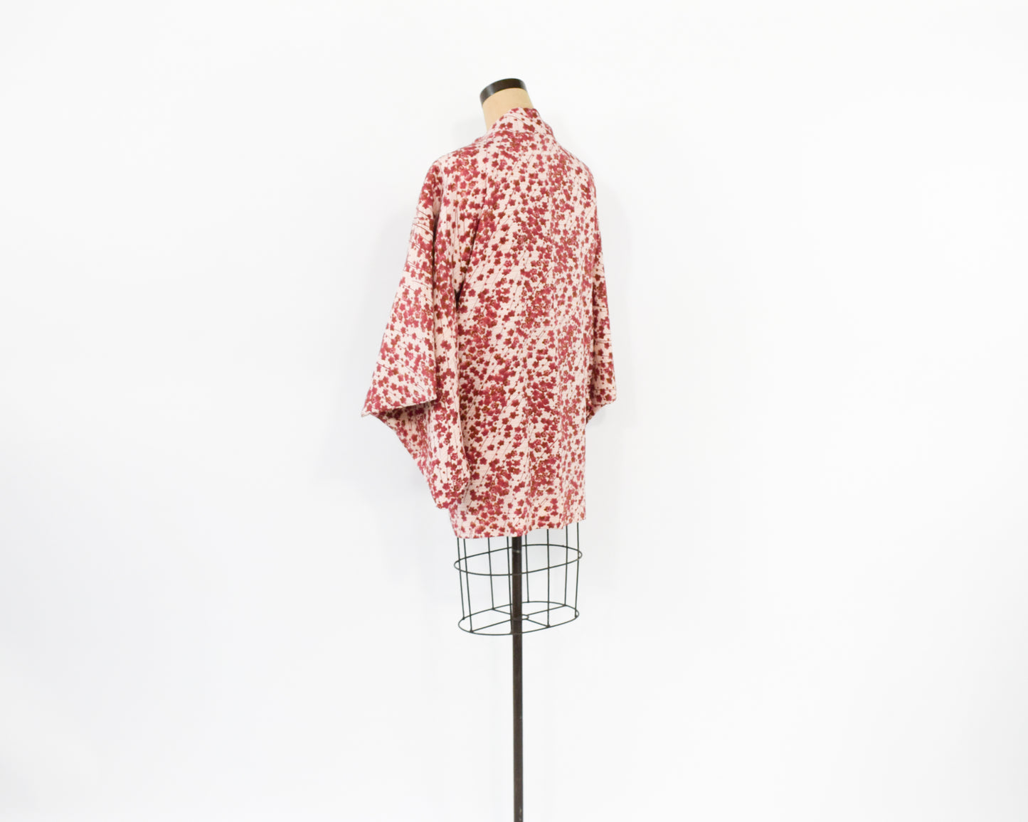 Vintage Haori Kimono Red Floral