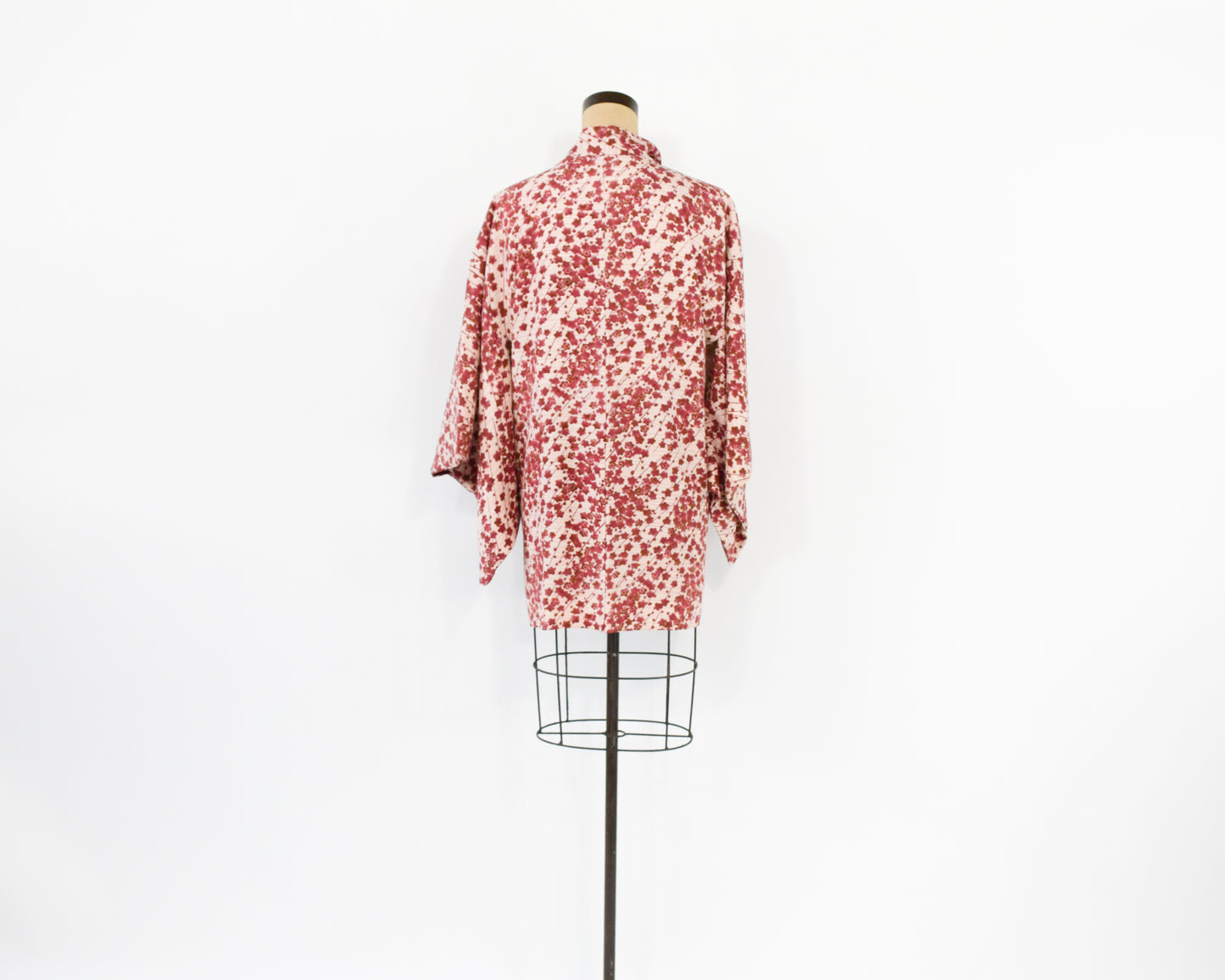 Vintage Haori Kimono Red Floral