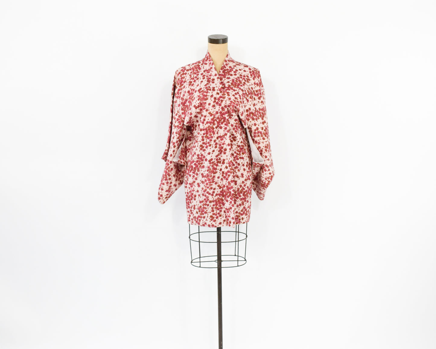 Vintage Haori Kimono Red Floral
