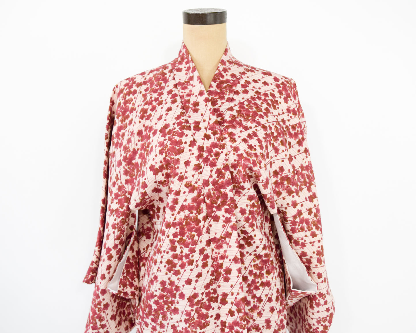 Vintage Haori Kimono Red Floral