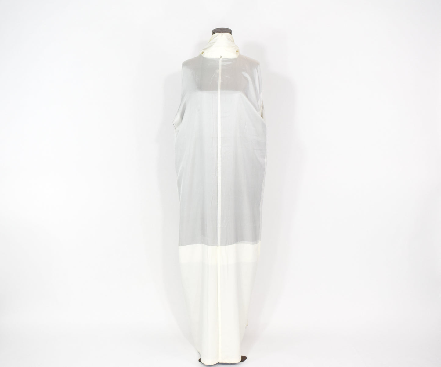 Vintage Kimono Black Silver Embroidered Silk Kimono