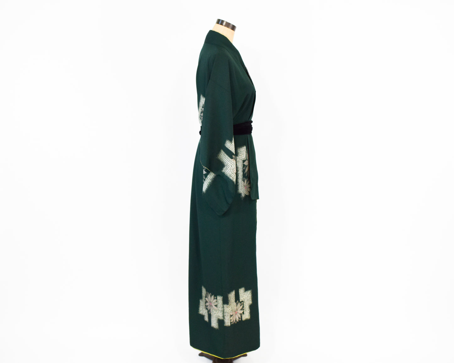 Vintage Kimono Hunter Green