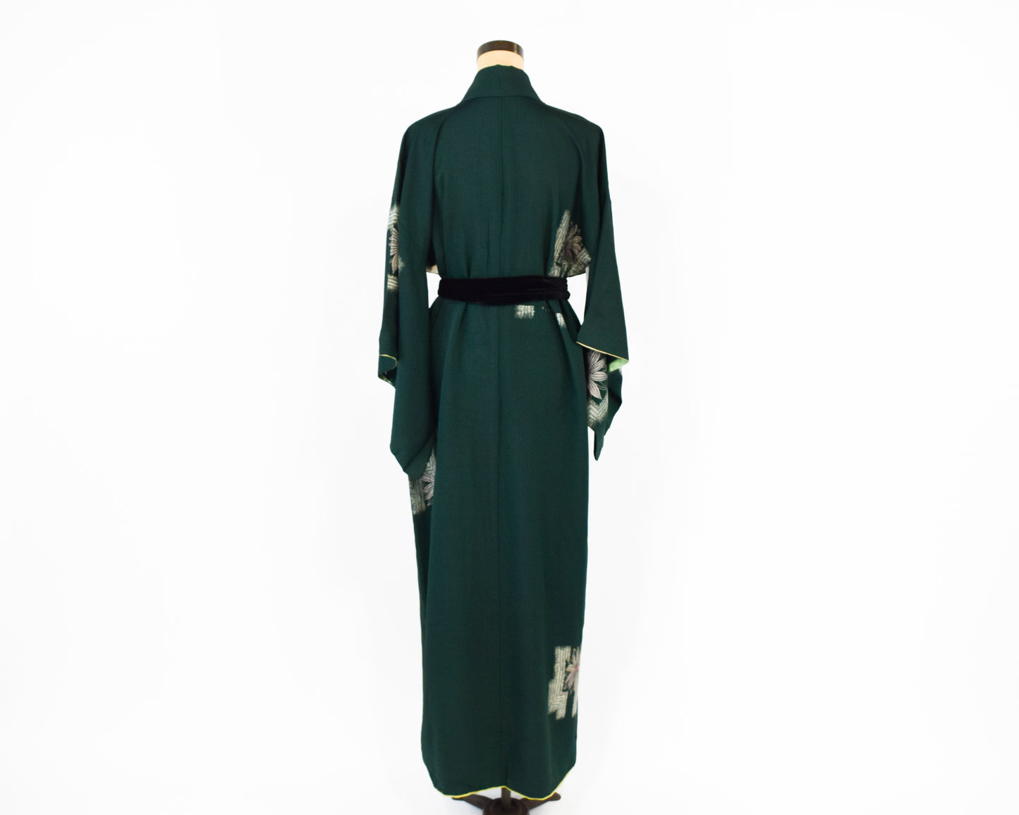 Vintage Kimono Hunter Green