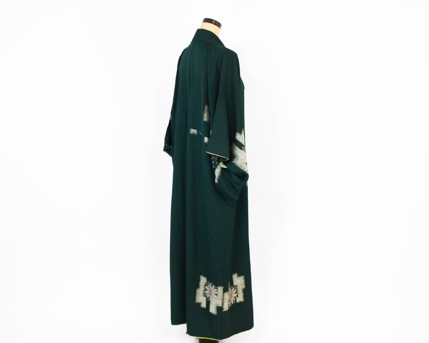 Vintage Kimono Hunter Green