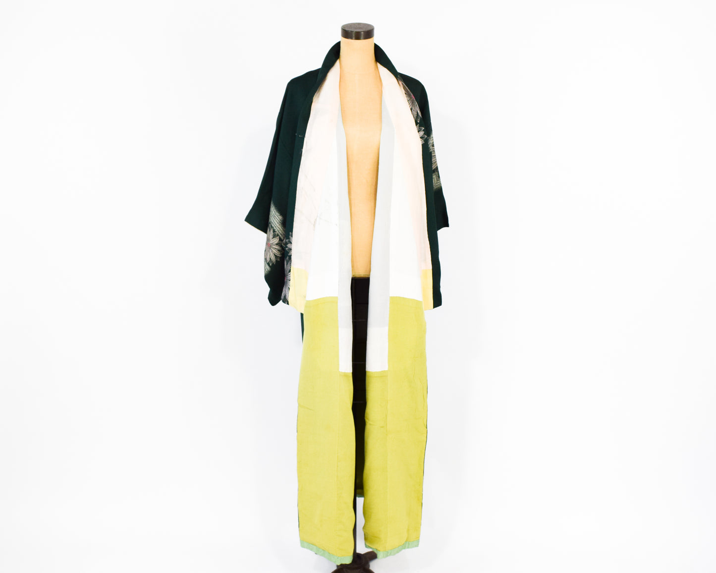 Vintage Kimono Hunter Green