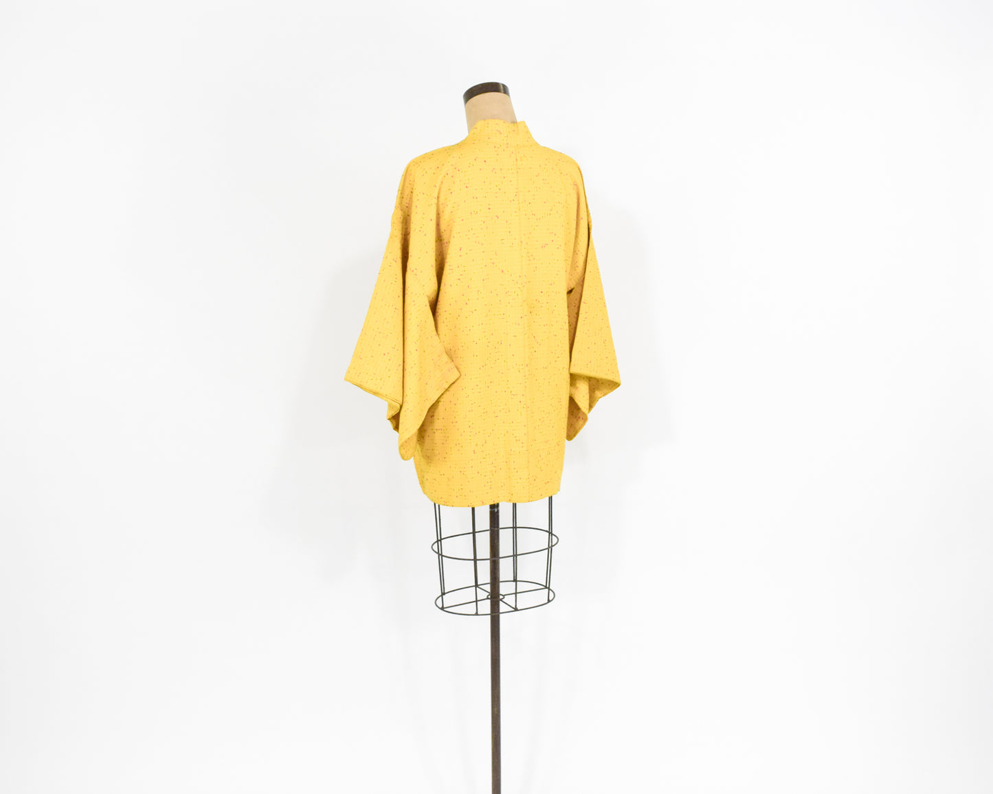 Vintage Haori Kimono Yellow Wool