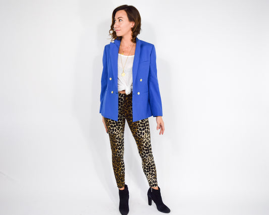 1990s Blue Blazer Small